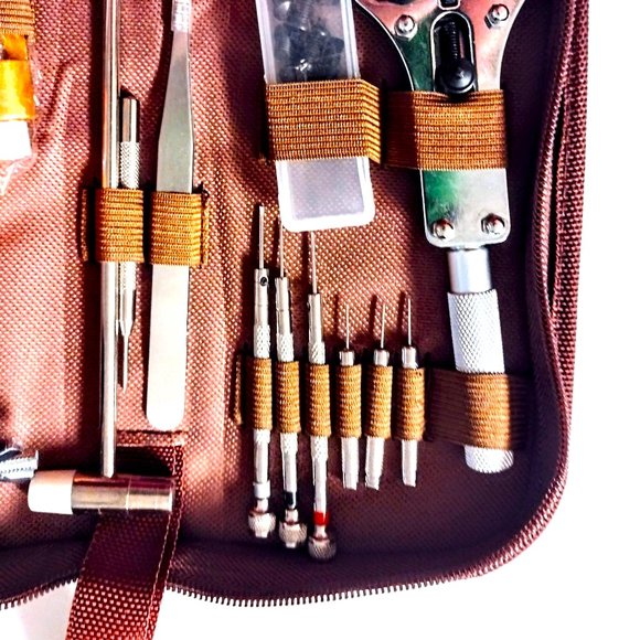 Watch Repair Kit by King'sdun Professional 168 Piece Tool Set w/Zipper Case NEW! - Picture 5 of 16